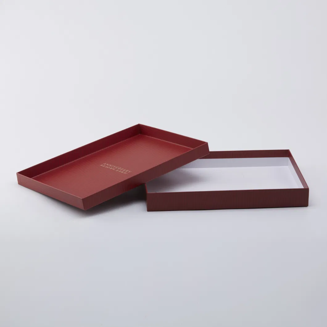Art Paper & Grey Cardboard Lid & Base Hot Stamping Gift Box