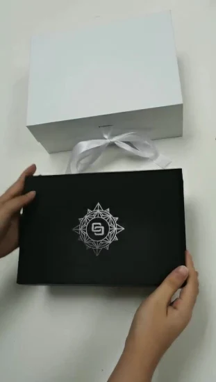 Kundenspezifische Luxus-Papiermagnet-faltbare, faltbare magnetische Geschenkbox für Kleidungsstücke, Bekleidung und Kleidung